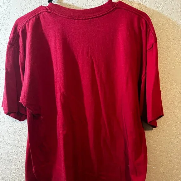 NWOT VINTAGE nutmeg mills Washington Redskins Men's Graphic Tee Shirt - Picture 4 of 4